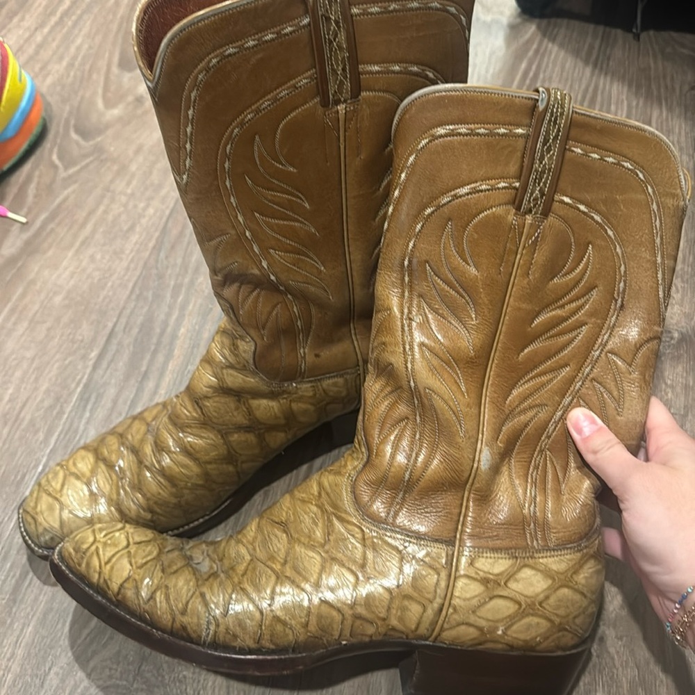 Men’s Vintage Lucchese Boots Size 12.5 B